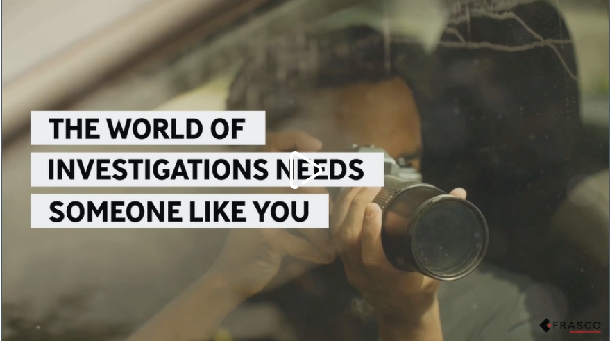 Explore Frasco Careers for opportunities in the world of investigations.