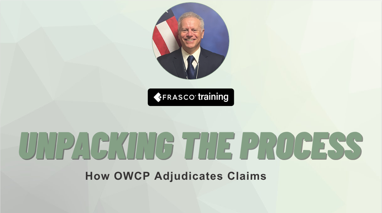 Screenshot 2025-10-21 171322 Webinar on A Fresh View for Frustrating FECA Files with Government Investigation strategies.
