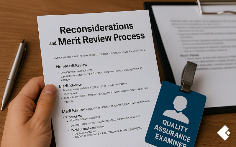Reconsiderations and Merit Reviews Before the OWCP QAM Process