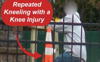 Proof in Motion: Extended Kneeling with a Knee Injury